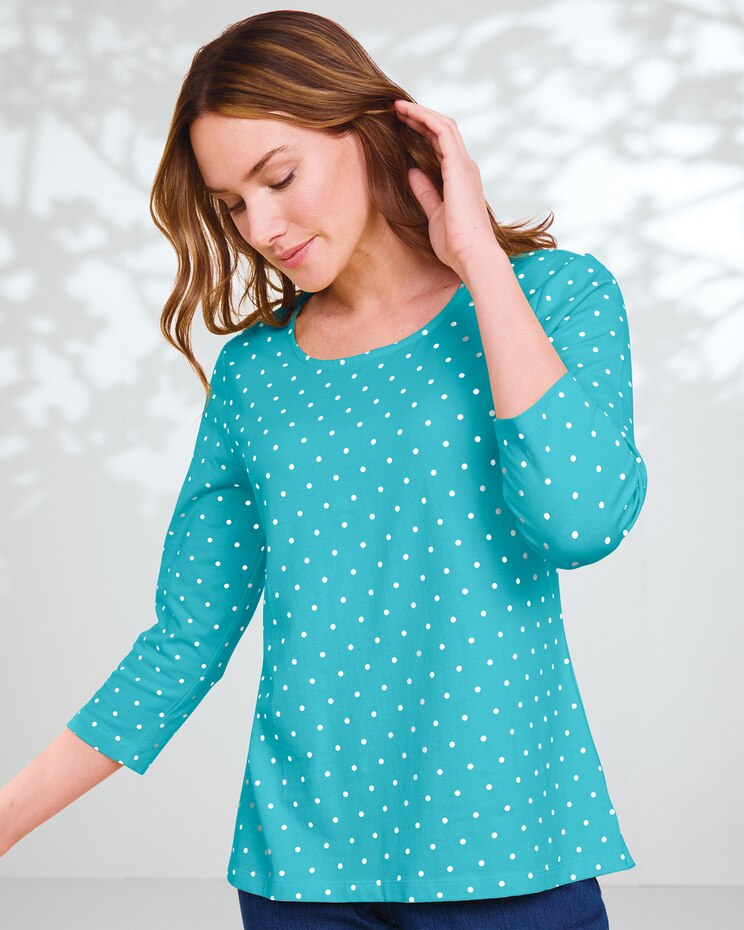 Prima™ Cotton Dot Tee image number 1