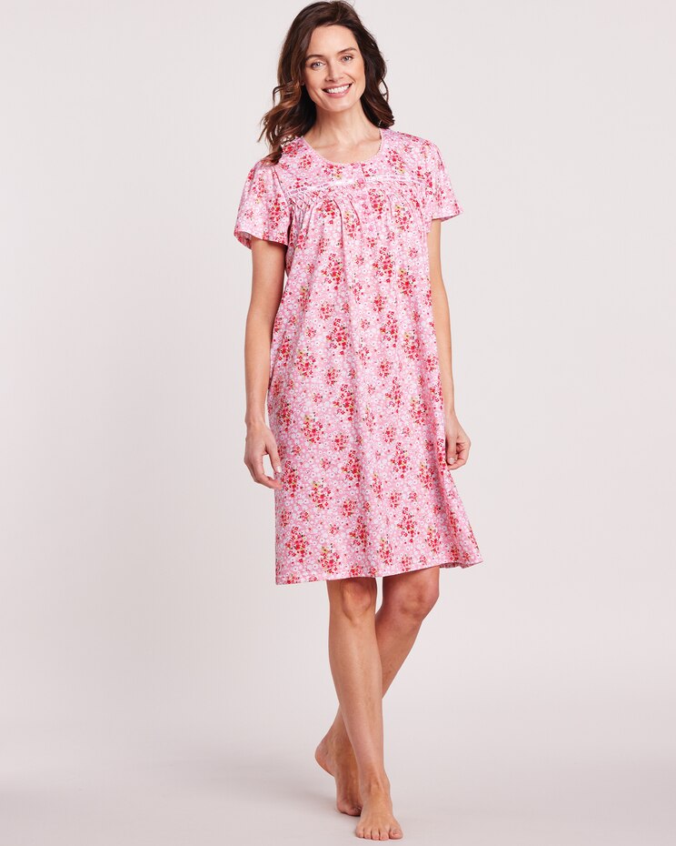 Floral-Print Nightgown image number 1