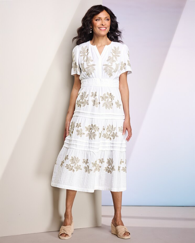 Easy Breezy Embroidered Dress image number 1