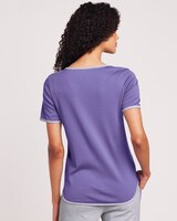 Fresh Contrast Trim Tee thumbnail number 3