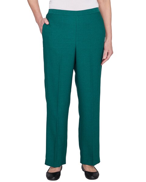 Alfred Dunner® Emerald Isle Classic Emerald Short Length Pant