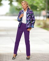 Canterbury Floral Reversible Quilted Jacket thumbnail number 3