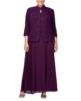 Jacquard Knit Long Jacket Dress  thumbnail number 6
