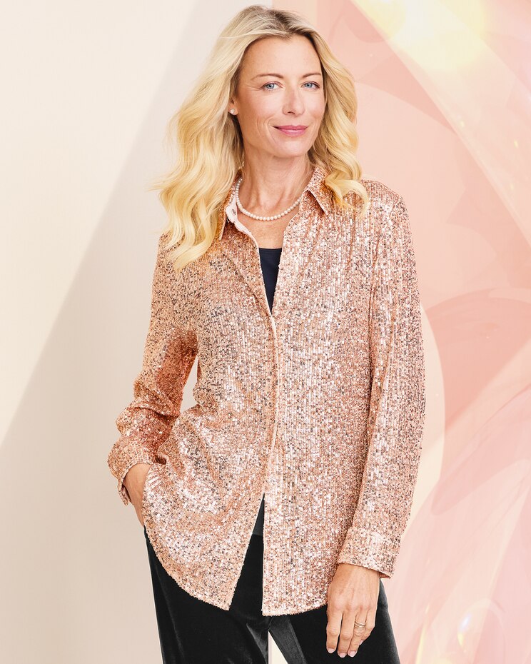 Sequin Blouse image number 1
