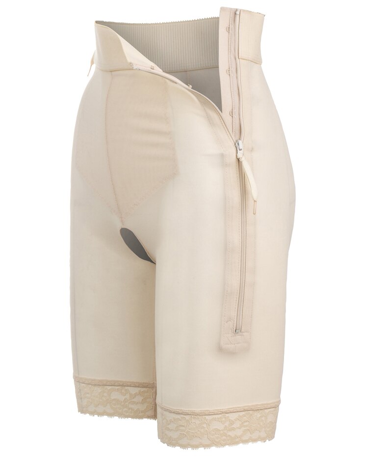 Rago® Long Leg Panty-Girdle w/dual zippers image number 3