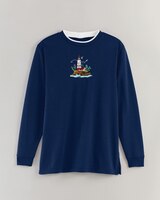 Better-Than-Basic Embroidered Tunic Sweatshirt thumbnail number 6