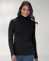 Ribbed Cotton Turtleneck Sweater thumbnail number 1