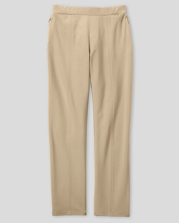 FlexKnit 7-Pocket Straight Pull-On Pants image number 4