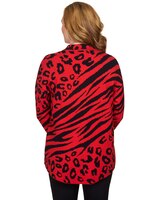 Ruby Rd® Animal Print Sweater Jacket thumbnail number 3