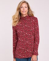 Patterned Long-Sleeve Turtleneck thumbnail number 2