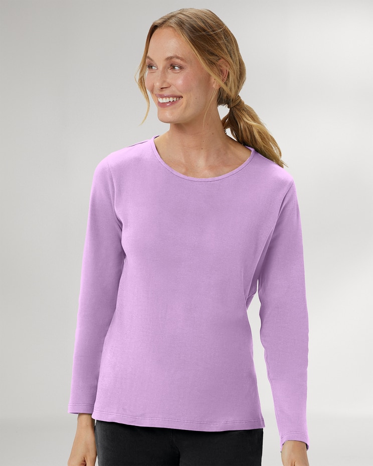 Essential Cotton Solid Jewelneck Tee image number 1