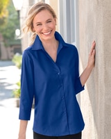 Foxcroft Perfect-Fit Three-Quarter-Sleeve Shirt thumbnail number 1