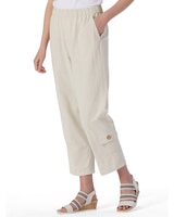 Captiva Button-Pocket Cropped Pants thumbnail number 3