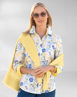 Zen Garden Floral & Dot Shirt thumbnail number 2