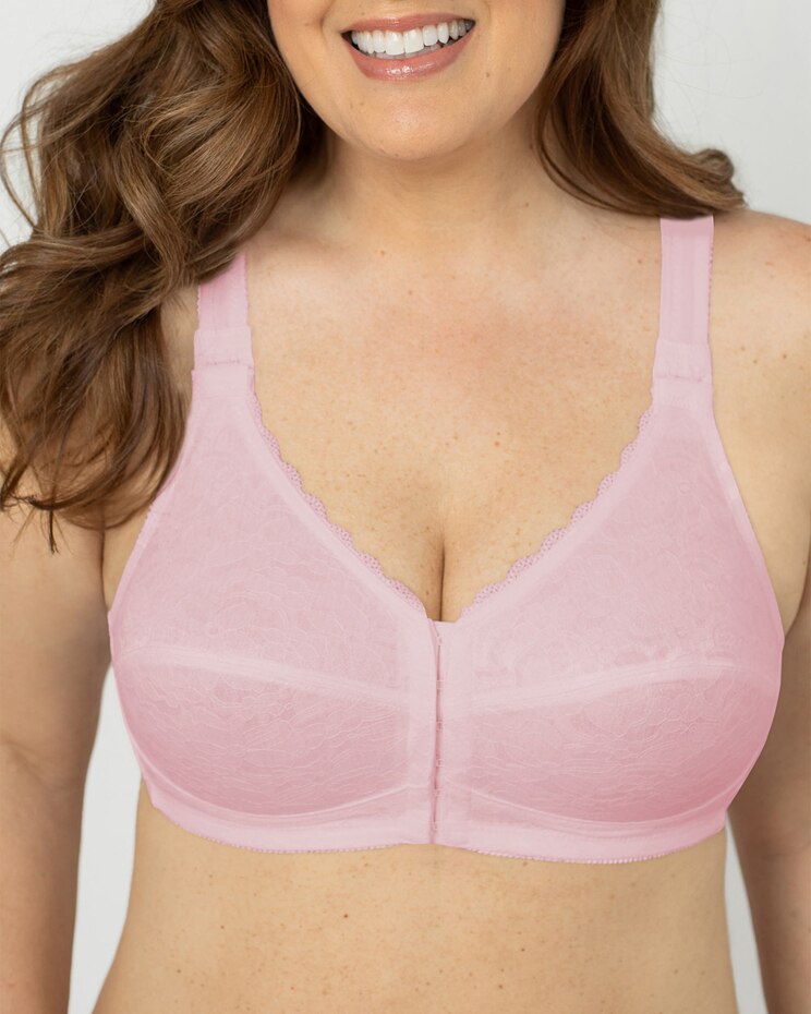 Front Close Soft Cup Posture Bra image number 1