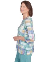 Alfred Dunner® Lake Victoria Classic Colorblock Top thumbnail number 4