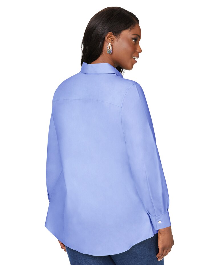 Foxcroft Cici Essential Pinpoint Non-Iron Tunic image number 4