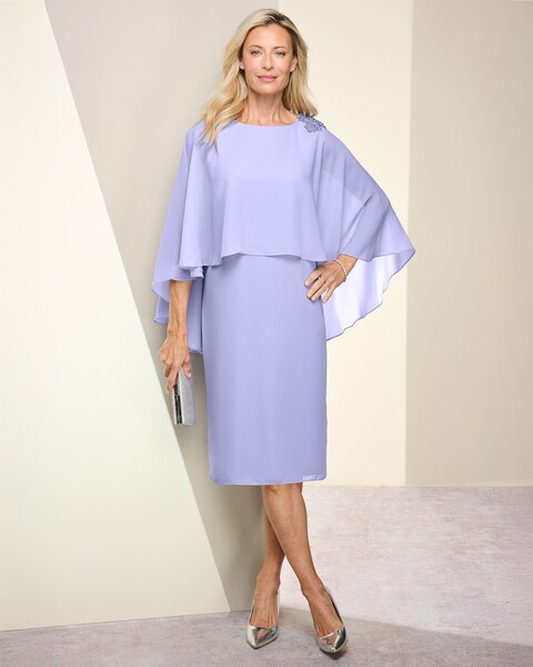 Flirty Cape Dress
