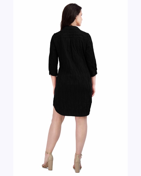 Sloane Easy Care Crinkle Dress