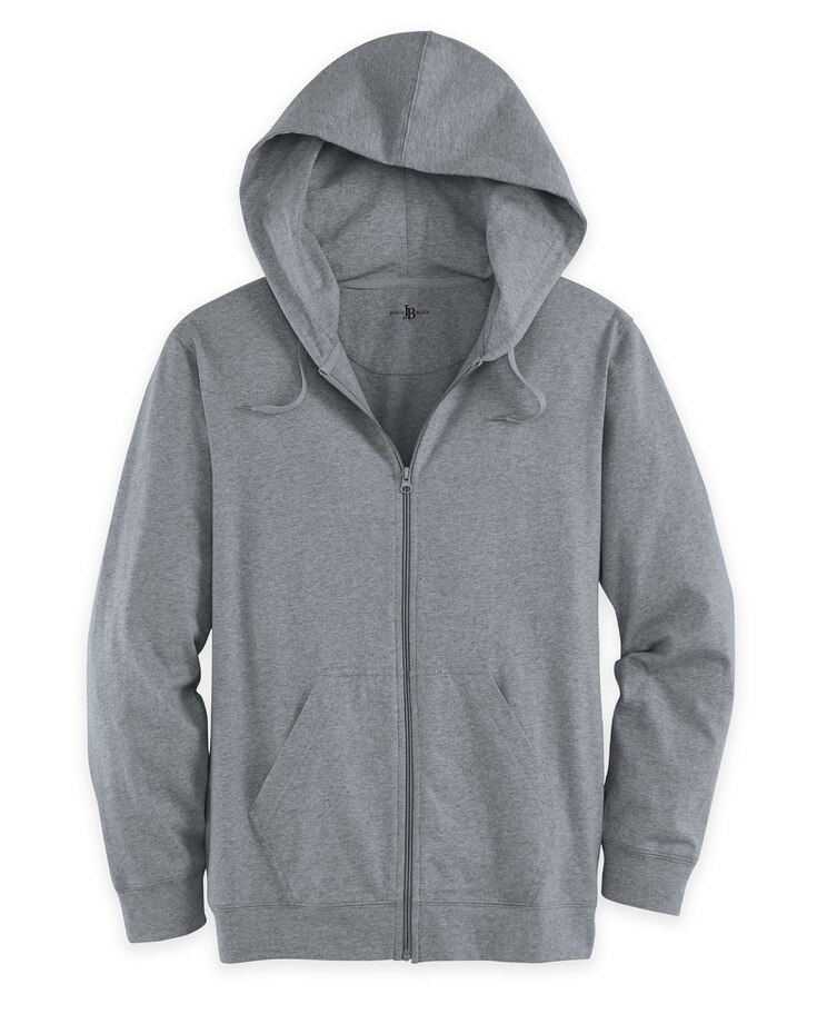 John Blair Jersey Knit Hooded Jacket image number 1