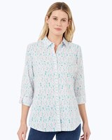 Zoey Long Sleeve Painted Wave Shirt thumbnail number 1