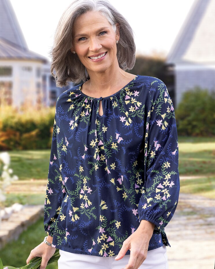 Flower & Fern Luxe Jersey Popover image number 1