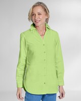 Foxcroft® Non-Iron Side-Button Tunic thumbnail number 1