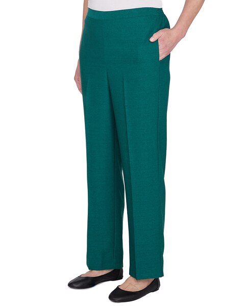 Alfred Dunner® Emerald Isle Classic Emerald Short Length Pant