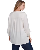 Ruby Rd® Paisley Patch Knit Top Emboidery thumbnail number 2