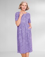 Boardwalk Knit Tropical-Print Weekend Dress  thumbnail number 2