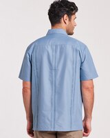 Haband Men’s Zip Front Guayabera Shirt thumbnail number 2