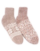 MUK LUKS® Womens Chenille Cabin Socks 2Pr Pack thumbnail number 1