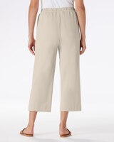 Sahara Side-Button Knit Capris thumbnail number 2