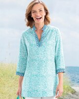 Foxcroft Border Trim Tunic thumbnail number 1