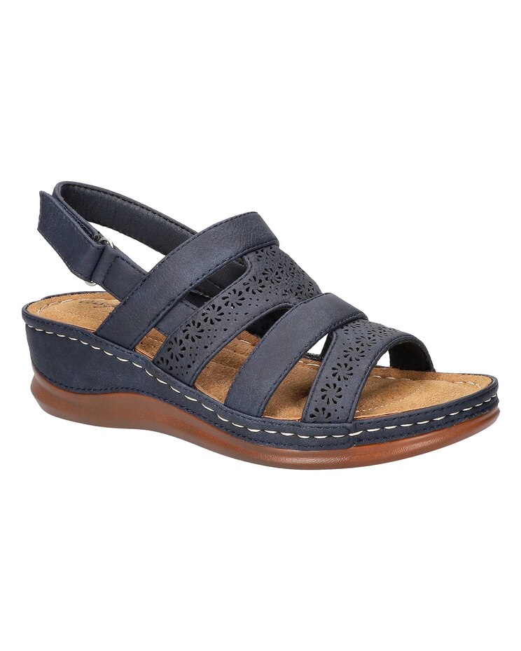 Easy Street® Alexi Slingback Wedge Sandals image number 1