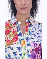 Meghan Long Sleeve Floral Patchwork Shirt thumbnail number 4
