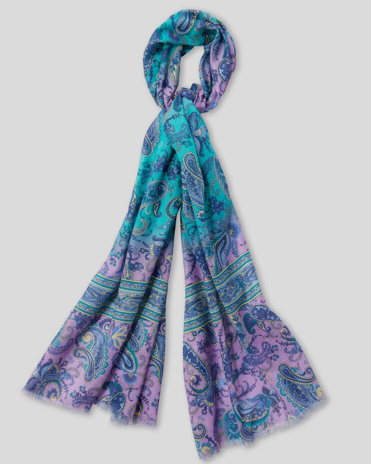 Ombré Paisley Scarf image number 2