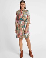 Foxcroft Charlie Jacobean Floral Dress thumbnail number 1