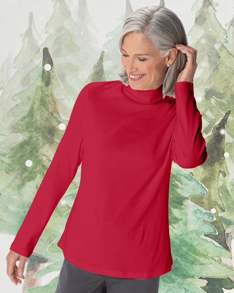 Coastal Cotton Mockneck