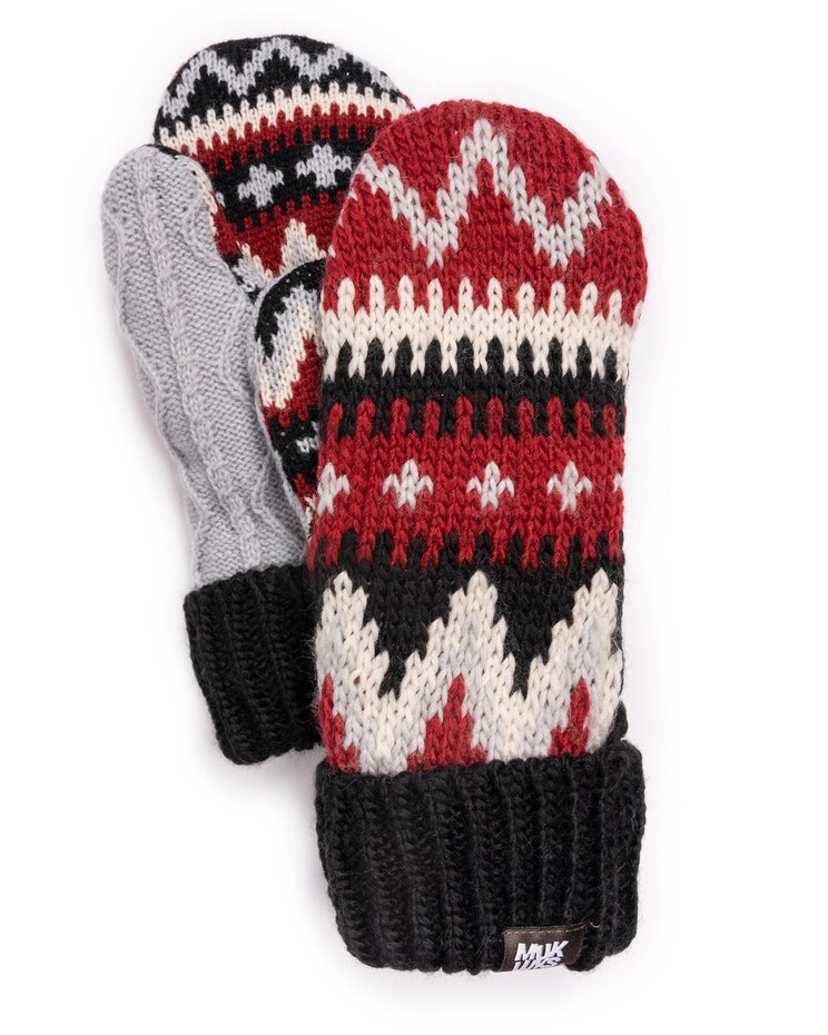 MUK LUKS® Womens Cuff Mittens image number 1