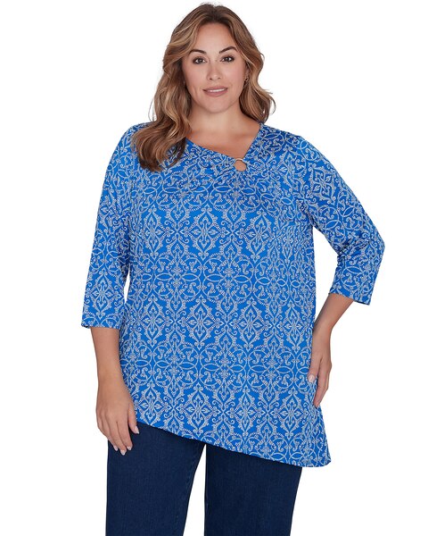 Ruby Rd® New And Now Knit Medallion Top