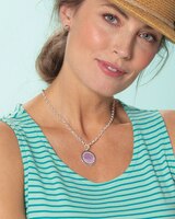 Lola & Co. + Appleseed's Hydrangea Pendant thumbnail number 2