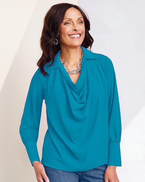 Drape Blouse