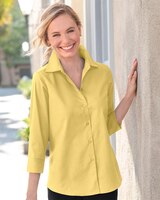 Foxcroft Perfect-Fit Three-Quarter-Sleeve Shirt thumbnail number 1