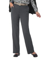 Stretch Wool Gabardine Fly-Front Pants thumbnail number 1
