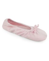 MUK LUKS Soft Ones Stretch Satin Ballerina Slippers thumbnail number 1