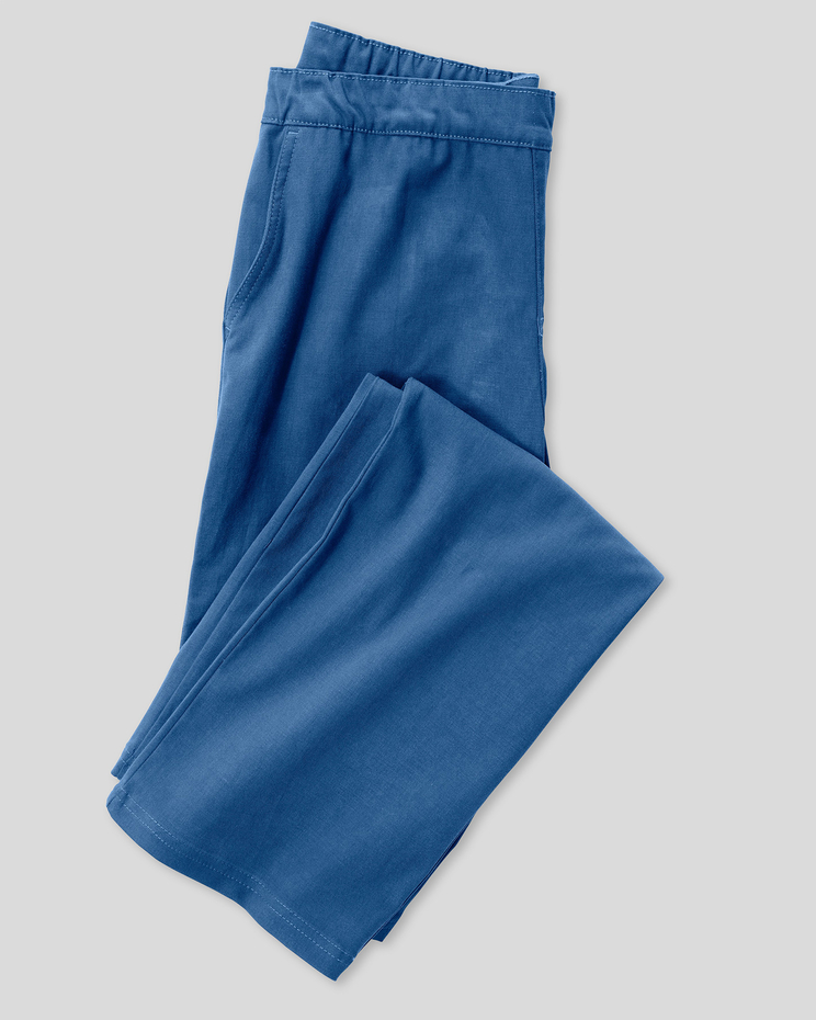 Tencel/Cotton ComfortFlex Straight-Leg Pants image number 3