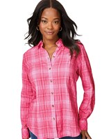 Foxcroft Rhea Long Sleeve Plaid Perfection Shirt thumbnail number 1
