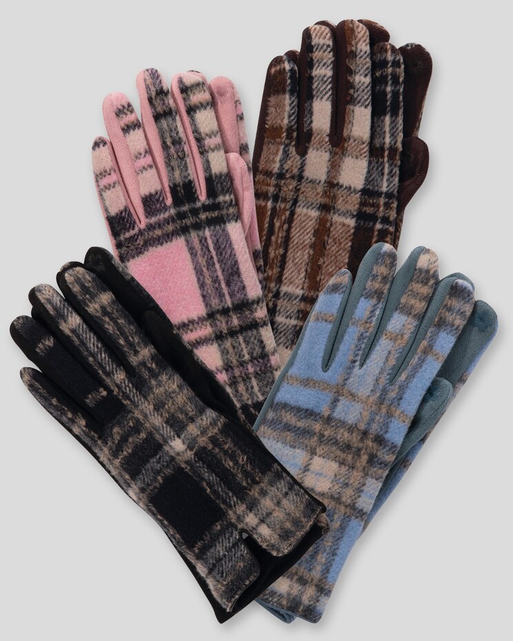 Plaid Gloves image number 1