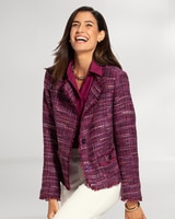 Fringed Tweed Jacket thumbnail number 4